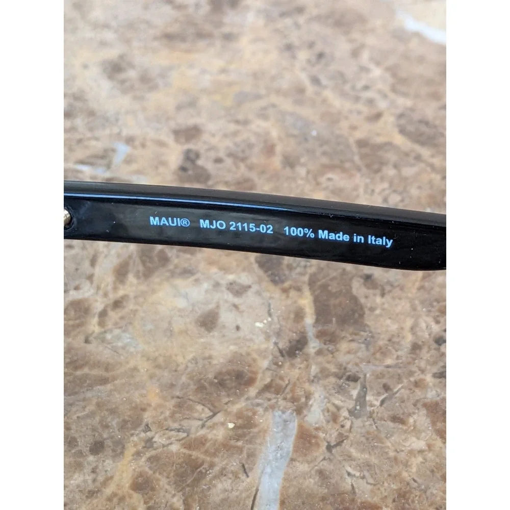Maui Jim MJO 2115-02 Eyeglasses Glasses Polished Black 53-17-145